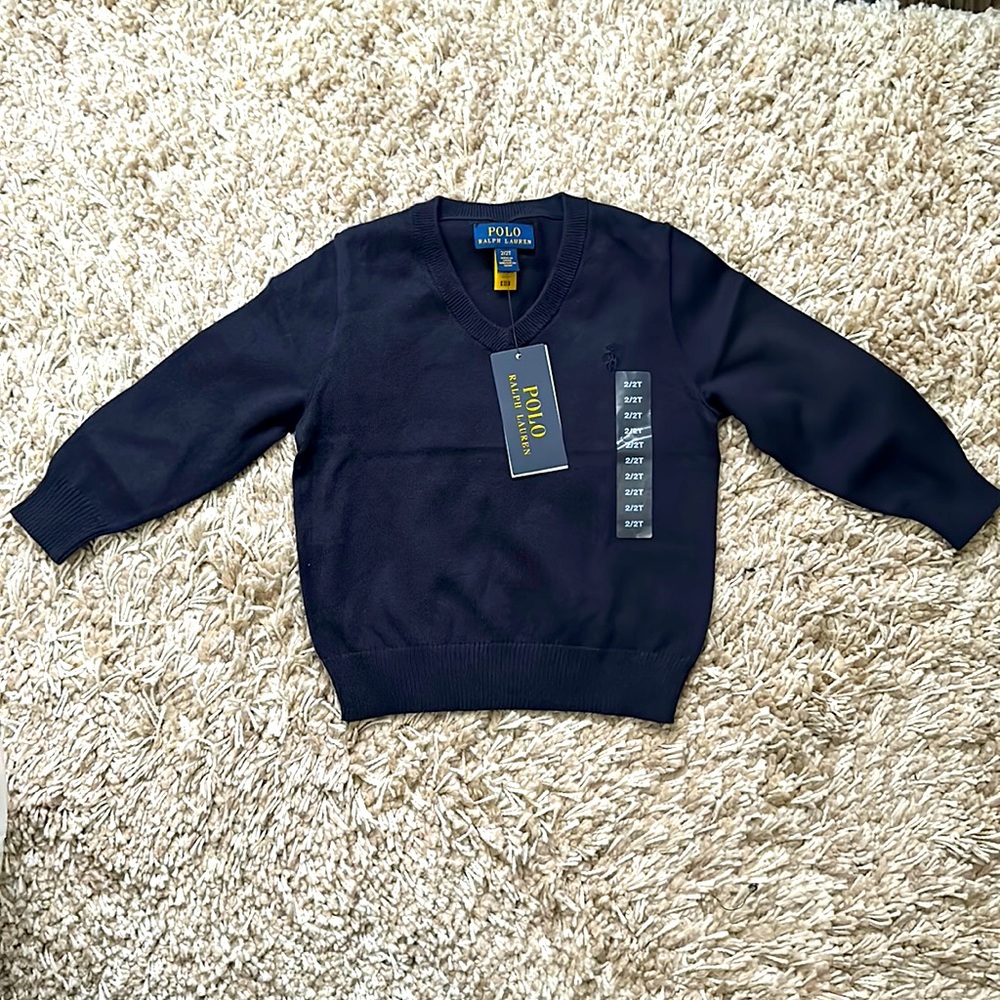 Polo Ralph Lauren 2t toddler sweater in navy